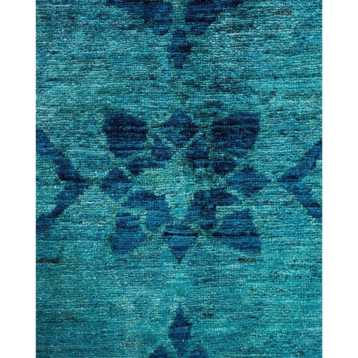 Overton Hand Knotted Wool Vintage Inspired Modern Contemporary Overdyed